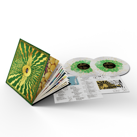 Claypool Lennon Delirium - The Great Parrot-Ox and the Golden Egg of Empathy - Exclusive Clear w/ Green and Gold Splatter 2xLP Vinyl
