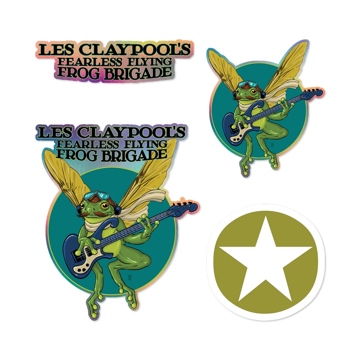 Les Claypool – Summer Of Green Sticker Pack
