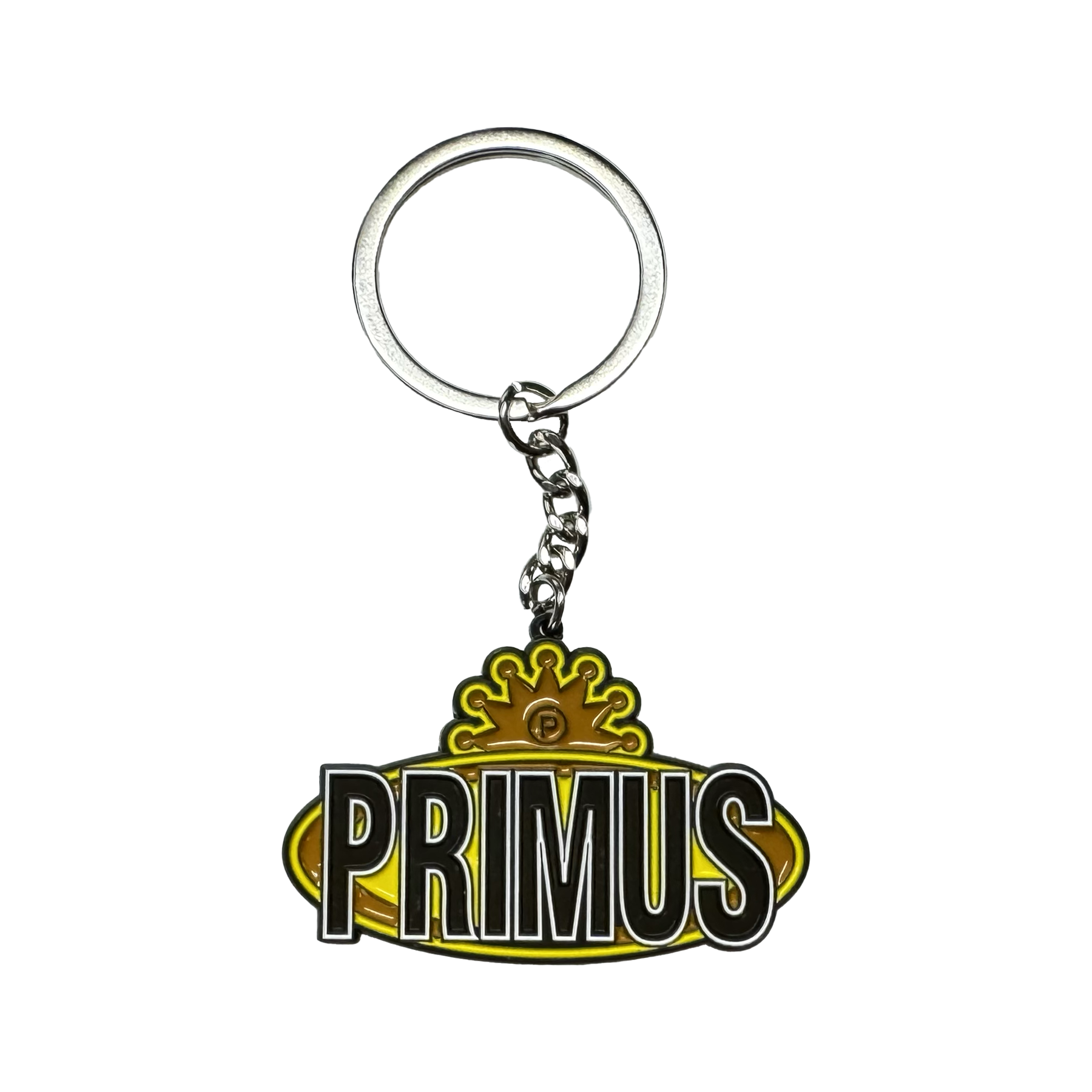 Brown Logo Keychain