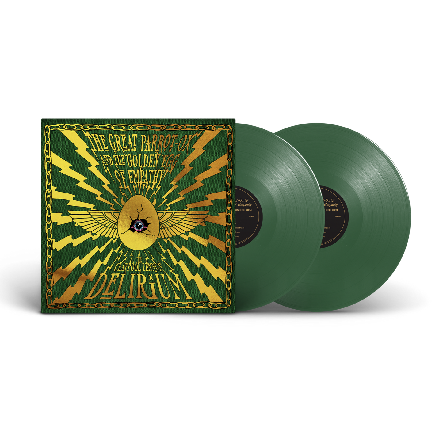 Claypool Lennon Delirium - The Great Parrot-Ox and the Golden Egg of Empathy - Standard Green 2xLP Vinyl