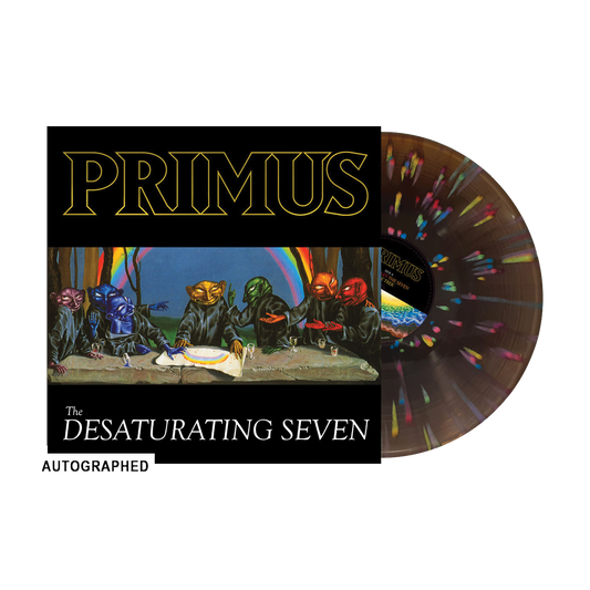 Primus - The Desaturating Seven (7th Anniversary Edition) - Midnight Rainbow LP - SIGNED