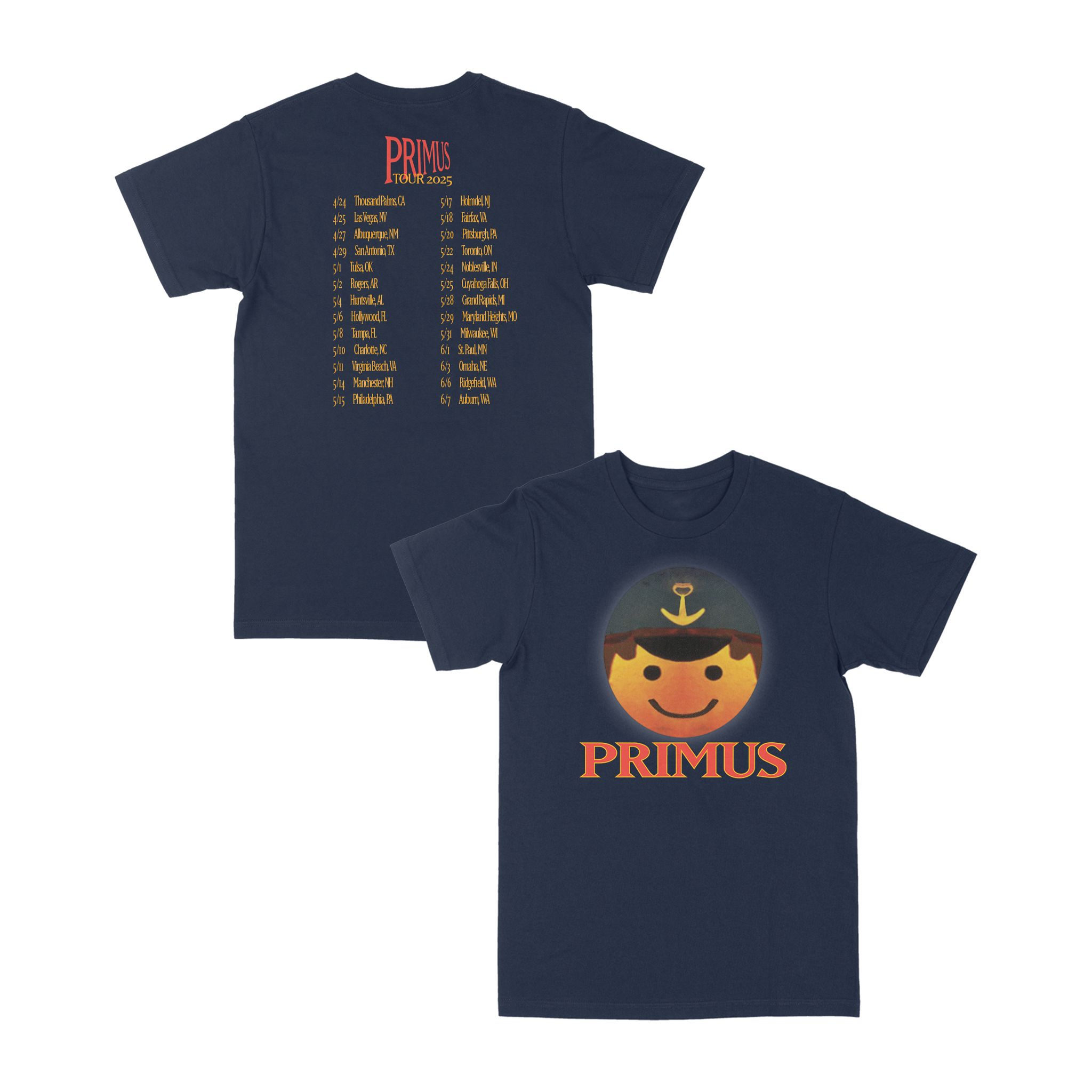 Captain Shiner Tour T–Shirt - April-June 2025