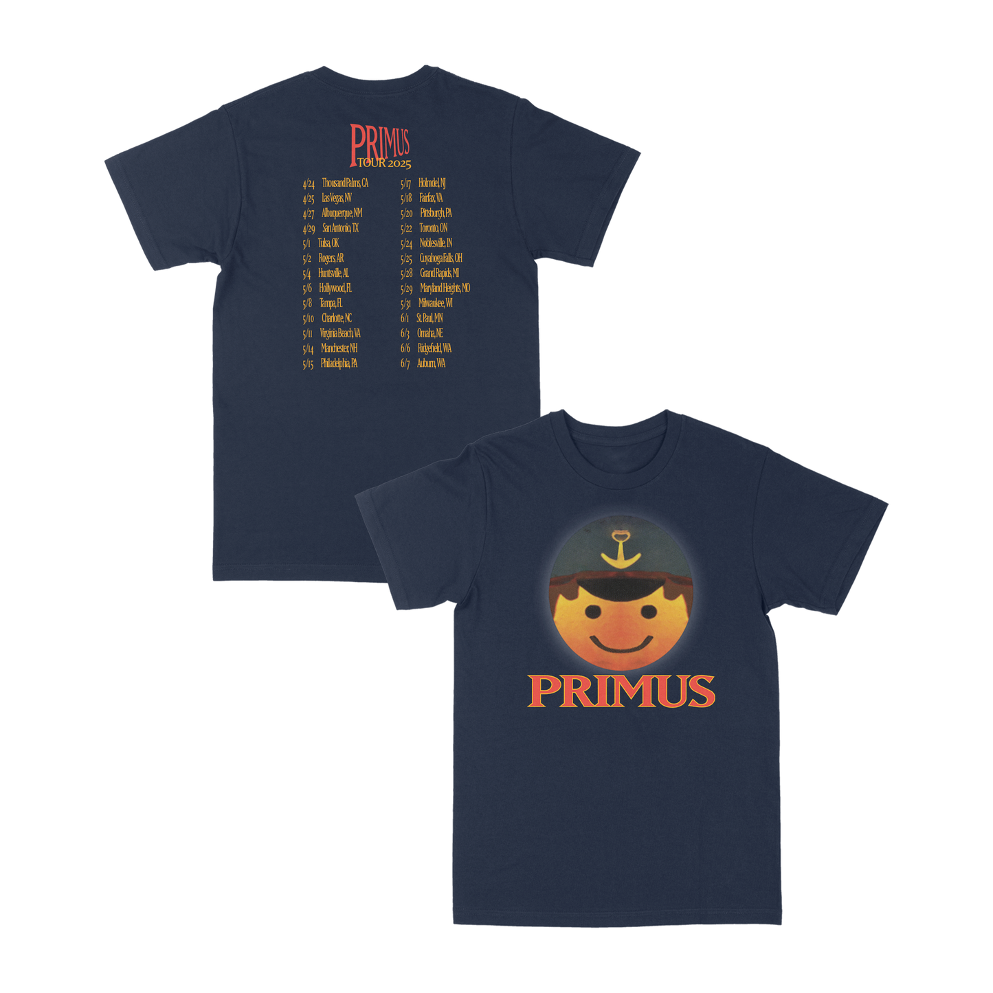 Captain Shiner Tour T–Shirt - April-June 2025